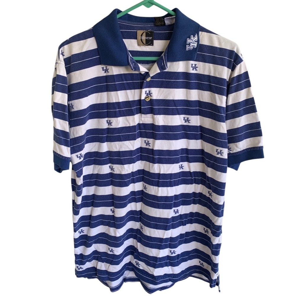 Vintage Chiliwear Polo Kentucky Wildcats Shirt Size Medium BBN